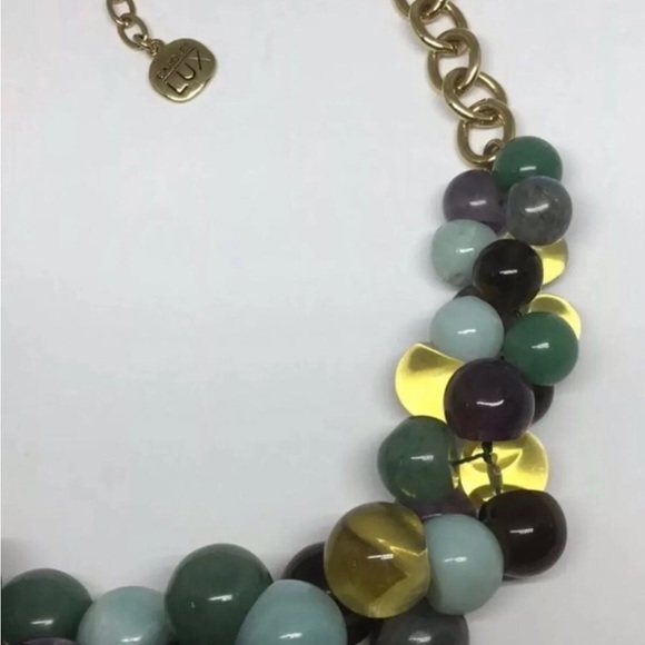 Vintage Beaded Semi-precious Stone Necklace - Picture 4 of 7